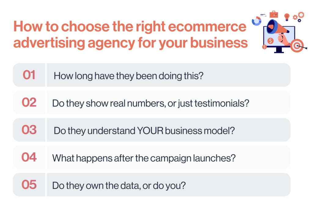 How to choose the right ecommerce advertising agency for your business